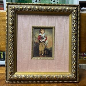 Lovely gold framed print of Arthur William Devis’s (1762-1822) Master Simpson